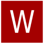 w logo